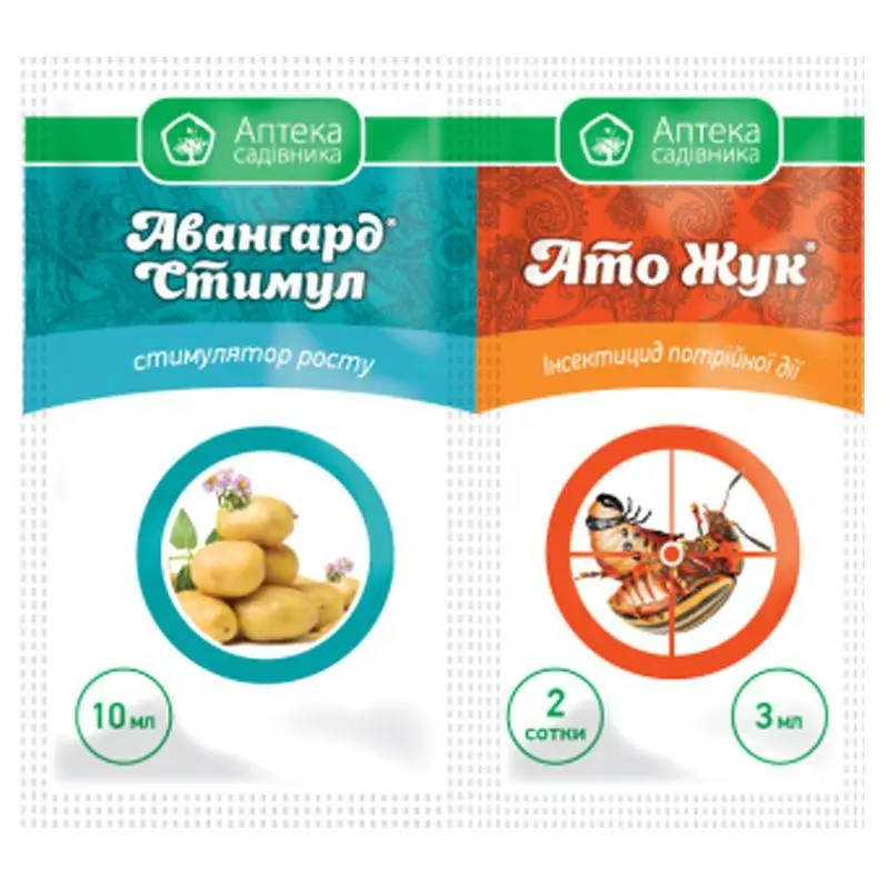 Інсектицид АТО Жук, 3 мл + Авангард Стимул, 10 мл